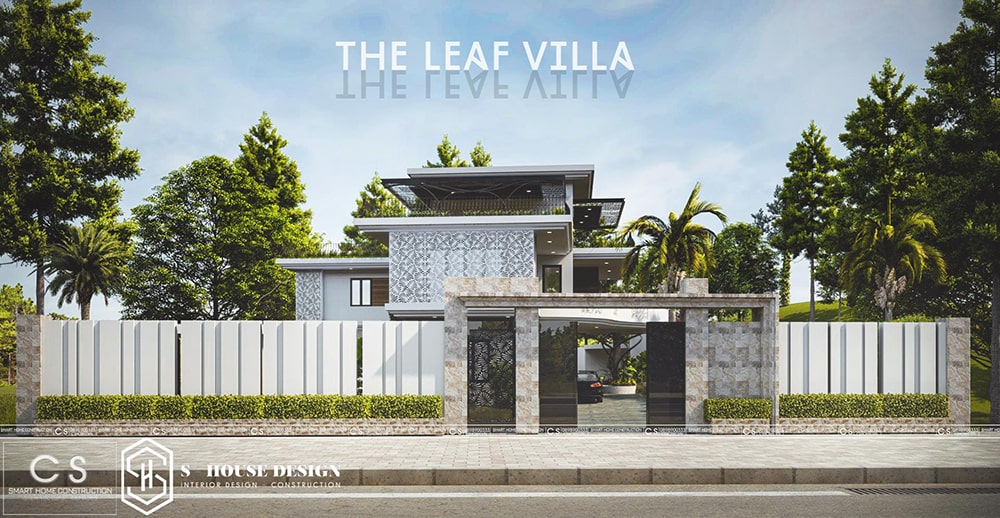 Thiết kế kiến trúc biệt thự The Leaf Villa